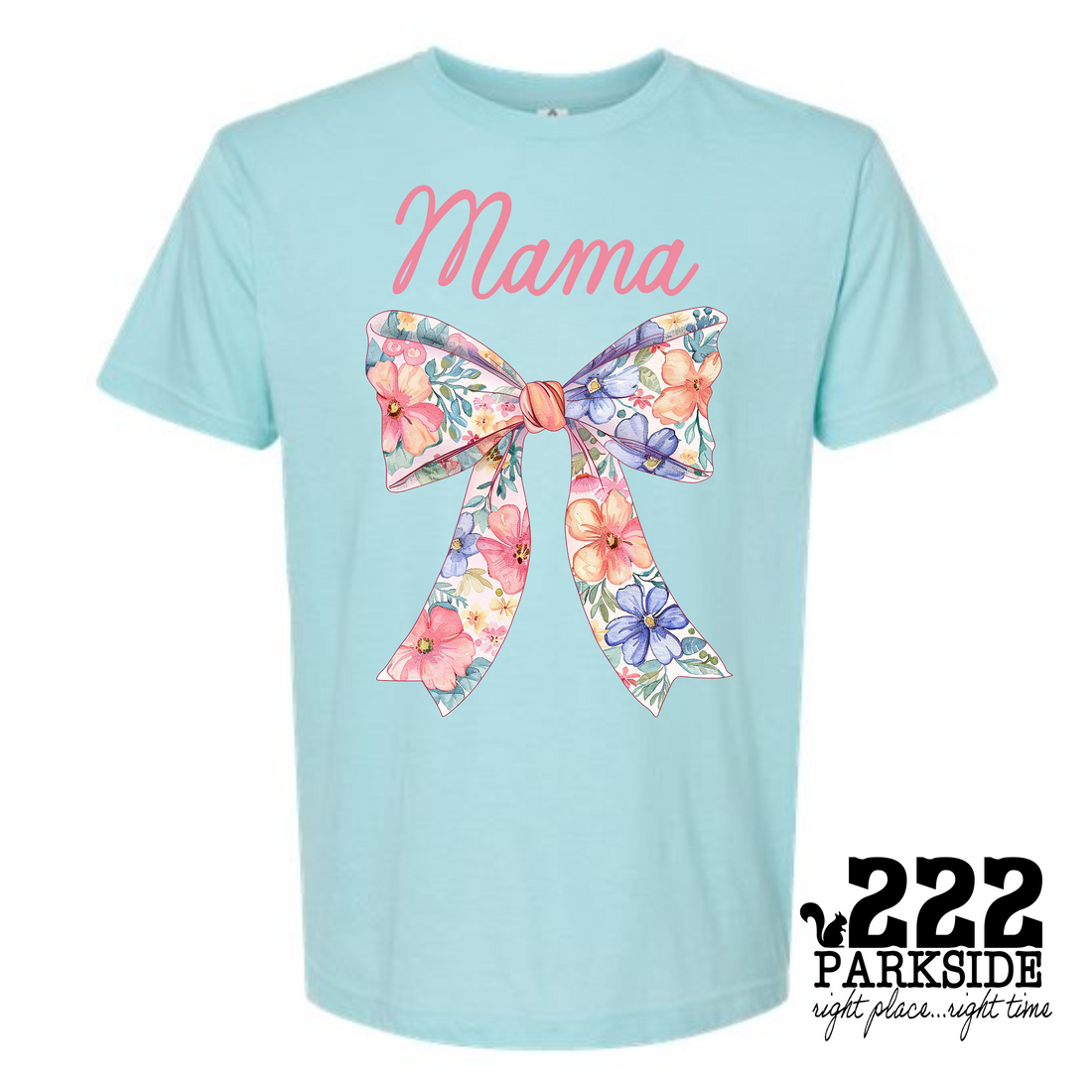 MAMA FLORAL BOW